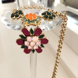 Kate Spade floral gold necklace - worn once